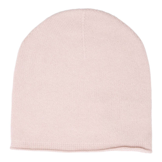 100% Casmere Beanie Muts Dusty Pink